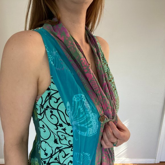 Wild Woman of Chino Jackets & Blazers - Wild Thing  Wild Woman Hippie 60's Style Wrap M/L